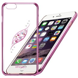 Etui X-FITTED Swarovski IPHONE 6+ Leaf różowe PPJYP