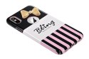 Etui X-FITTED metal Bownknot IPHONE X STRIP BLING SECRET P8JST