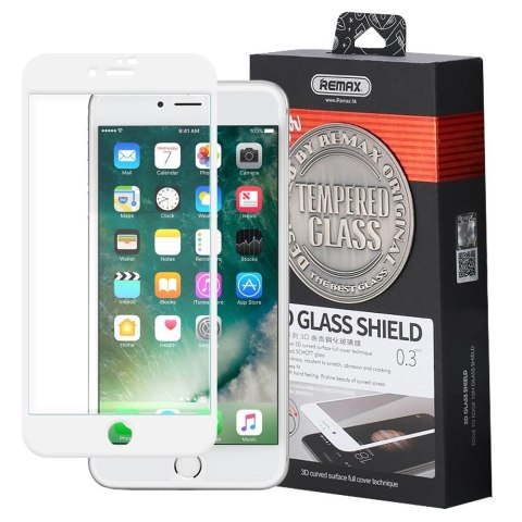 Szkło hartowane REMAX 3D IPHONE X GL-04 białe