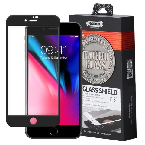 Szkło hartowane Remax 3D Iphone 7/8 GL-O4 czarne