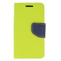 Etui portfel Fancy Samsung A8+ 2018 limonka