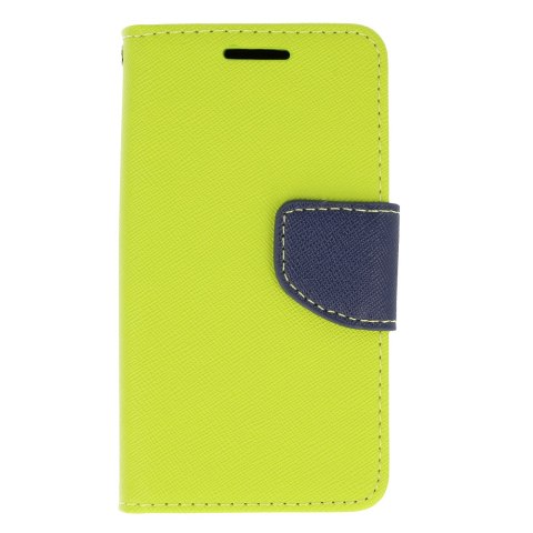 Etui portfel Fancy Samsung A8+ 2018 limonka