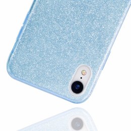 Etui Glitter SAMSUNG A9 2018 srebrno- niebieskie