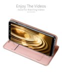 Etui portfel Dux Ducis skin leather SAMSUNG GALAXY A30 jasnoróżowe