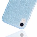 Etui Glitter MOTOROLA MOTO G7 niebieskie