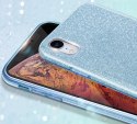 Etui Glitter MOTOROLA MOTO G7 niebieskie