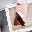 Etui Lustro Mirror Anti shock IPHONE X różowe