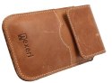 Etui Kabura skórzana do paska pionowa otwierana portfel Nexeri Flap Leather IPHONE X/XS/SAMSUNG GALAXY S6/S20 brązowe