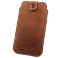 Etui Wsuwka skórzana Nexeri Leather Pocket XL IPHONE X/XS/SAMSUNG GALAXY S6/S20 brązowe