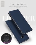 Etui HUAWEI MATE 30 LITE z klapką Dux Ducis skórzane Skin Leather granatowe