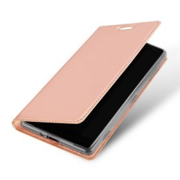 Etui HUAWEI MATE 30 z klapką Dux Ducis skórzane Skin Leather jasny róż