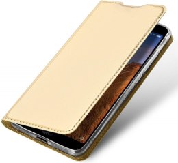 Etui HUAWEI MATE 30 z klapką Dux Ducis skórzane Skin Leather złote