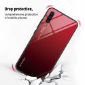 Etui Szklane Glass case Gradient IPHONE 11 PRO czarno-niebieskie