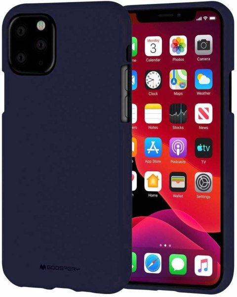 Etui IPHONE 11 PRO Soft Jelly granatowe