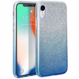 Etui XIAOMI REDMI K30 Brokat Glitter srebrno-niebieskie