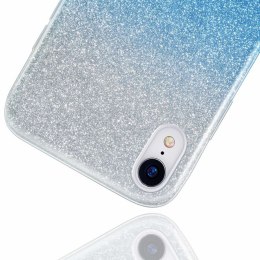 Etui XIAOMI REDMI K30 Brokat Glitter srebrno-niebieskie