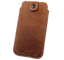 Etui Wsuwka skórzana Nexeri Leather Pocket XXL+ SAMSUNG GALAXY S20 ULTRA / S21 ULTRA / OPPO A98 5G / REDMI 12 brązowe