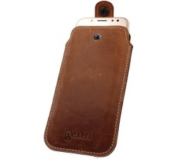 Etui Wsuwka skórzana Nexeri Leather Pocket XXL SAMSUNG GALAXY S8+ PLUS / A51 brązowe