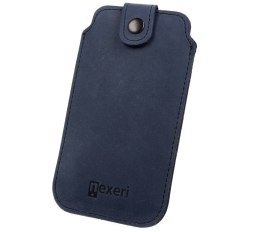 Etui Wsuwka skórzana Nexeri Leather Pocket XXL SAMSUNG GALAXY S8+ PLUS / A51 granatowe