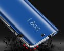 Etui HUAWEI P40 LITE E Clear View Cover z klapką niebieskie