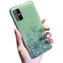 Etui SAMSUNG GALAXY S20 ULTRA Brokat Cekiny Glue Glitter Case zielone