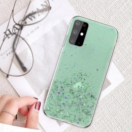 Etui SAMSUNG GALAXY S20 ULTRA Brokat Cekiny Glue Glitter Case zielone