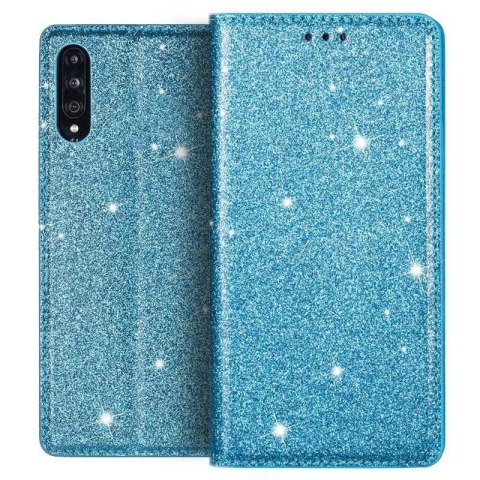 Etui HUAWEI P40 LITE portfel z klapką Flip Magnet Shine Brokat miętowe