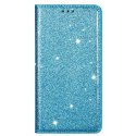 Etui HUAWEI P40 LITE portfel z klapką Flip Magnet Shine Brokat miętowe