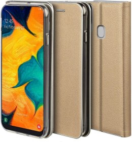 Etui HUAWEI P40 LITE portfel z klapką skóra ekologiczna Flip Venus złote