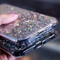 Etui HUAWEI Y5P Brokat Cekiny Glue Glitter Case zielone