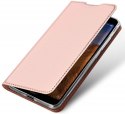 Etui XIAOMI REDMI K30 / XIAOMI POCO POCO X2 z klapką Dux Ducis skórzane Skin Leather jasny róż