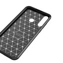 Etui HUAWEI Y6P Pancerne Shockproof Carbon Fiber niebieskie