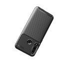 Etui HUAWEI Y6P Pancerne Shockproof Carbon Fiber niebieskie