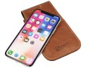 Etui Wsuwka IPHONE 6 / 7 / 8 / SE 2020 Kabura skórzana do paska pionowa otwierana portfel Nexeri Flap Leather brązowa