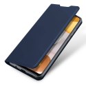 Etui SAMSUNG GALAXY A42 5G z klapką Dux Ducis skórzane Skin Leather granatowe