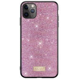 Etui IPHONE 11 PRO Brokat SULADA Dazzling Glitter różowe