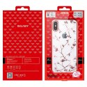 Etui IPHONE 11 PRO MAX SULADA Multiflower czerwone