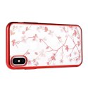 Etui IPHONE 12 PRO MAX SULADA Multiflower czerwone