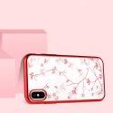 Etui IPHONE 12 PRO MAX SULADA Multiflower czerwone