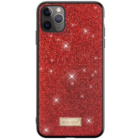 Etui IPHONE 11 PRO Brokat SULADA Dazzling Glitter czerwone