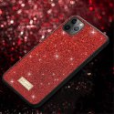 Etui IPHONE XR Brokat SULADA Dazzling Glitter czerwone