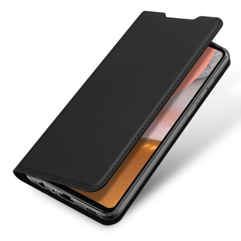 Etui SAMSUNG GALAXY A72 5G z klapką Dux Ducis skórzane Skin Leather czarne