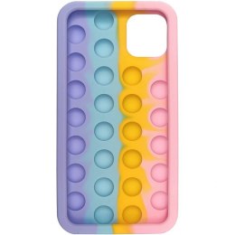 Etui IPHONE 11 PRO MAX Bąbelkowe Elastyczne Push Bubble Case różowy, żółty, niebieski, fioletowy