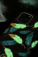 Etui IPHONE 11 PRO Kingxbar Forest Series Gold Feather