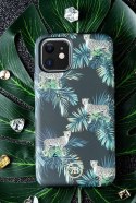 Etui IPHONE 11 PRO Kingxbar Forest Series Green Leopard