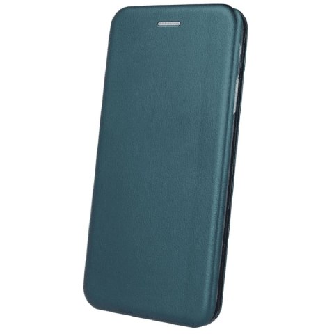 Etui SAMSUNG GALAXY A72 4G / 5G portfel z klapką skóra ekologiczna Flip Elegance ciemnozielone