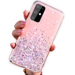 Etui IPHONE 12 PRO MAX (6,7) Brokat Cekiny Glue Glitter Case różowe