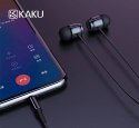 Słuchawki dokanałowe (minijack 3.5mm) Uniwersalne z Mikrofonem KAKU In-ear Earphones with Mic (KSC-381) białe