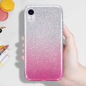 Etui XIAOMI MI 11 Brokat Glitter srebrno-różowe