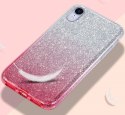 Etui XIAOMI MI 11 Brokat Glitter srebrno-różowe